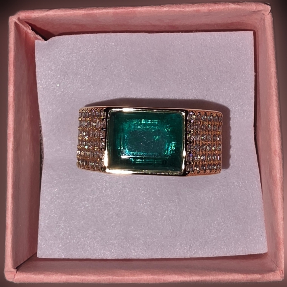 "Petals & Paves" Ring
